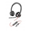 HP Poly Blackwire 8225 Stereo USB-C Headset +USB-C/A Adapter