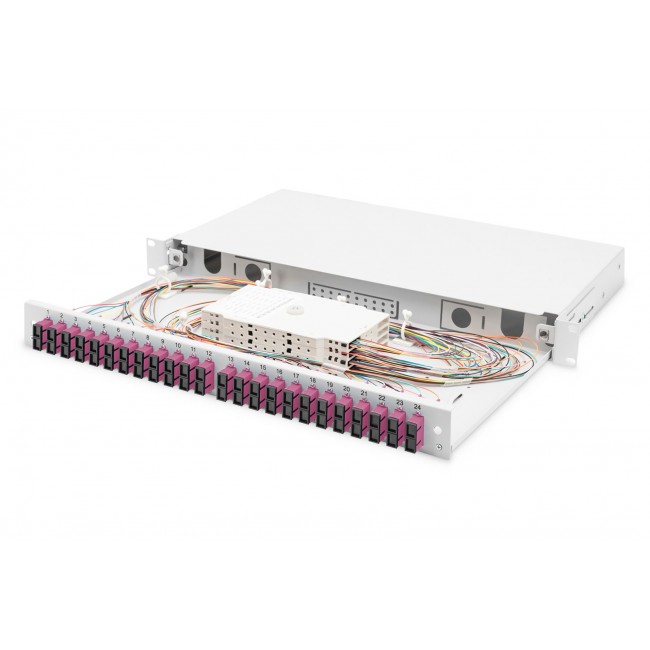 Digitus Fiber Optic Splice Box, Equipped, SC, OM4