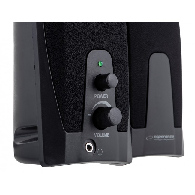 Esperanza EP110 loudspeaker 2-way 6 W Black Wired Esperanza EP110 loudspeaker 2-way 6 W Black Wired