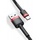 Baseus Cafule USB cable 2 m USB A USB C Black, Red