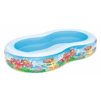 Inflatable pool 262x157x46cm B54118 51486