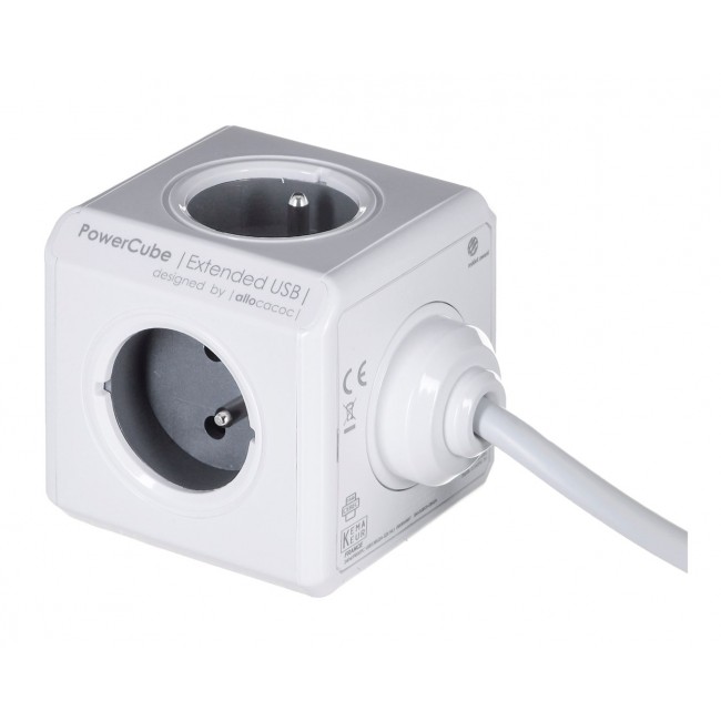 Allocacoc PowerCube Extended USB E(FR), 3m power extension 4 AC outlet(s) Allocacoc PowerCube Extended USB E(FR), 3m power extension 4 AC outlet(s)