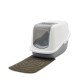 SAVIC Nestor White-Grey - Covered Cat Litter Box - 56x39x38.5 cm - 1 pc SAVIC Nestor White-Grey - Covered Cat Litter Box - 56x39x38.5 cm - 1 pc