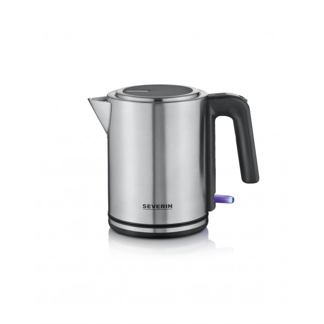 Severin WK 3489 electric kettle 1 L 2400 W Black, Silver