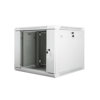 Lanberg WF01-6609-10S rack cabinet 9U Wall mounted rack Grey