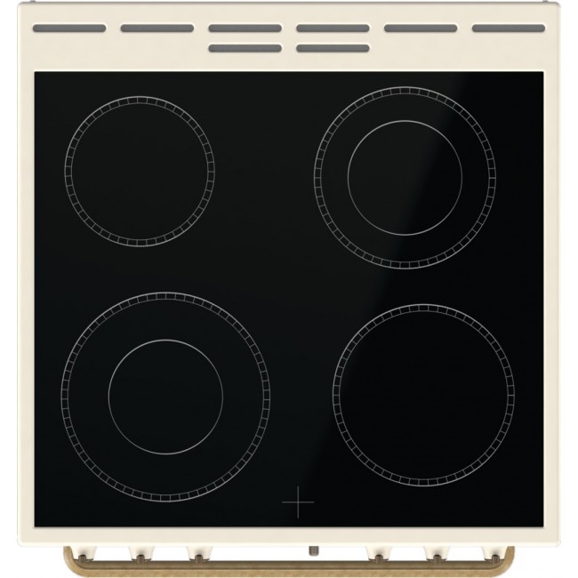 Gorenje GECS6B70CLI Freestanding cooker Ceramic hob Beige
