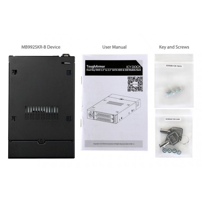 Icy Dock ToughArmor Black