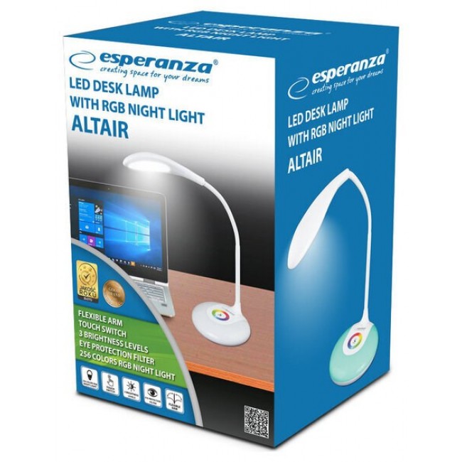 Esperanza ELD102 table lamp Non-changeable bulb(s) 3 W LED White Esperanza ELD102 table lamp Non-changeable bulb(s) 3 W LED White