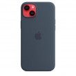 Apple iPhone 14 Plus Silicone Case with MagSafe - Storm Blue Apple iPhone 14 Plus Silicone Case with MagSafe - Storm Blue