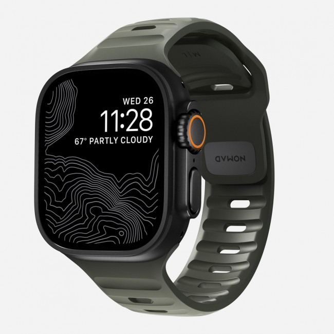 Nomad Sport Band Green Rubber