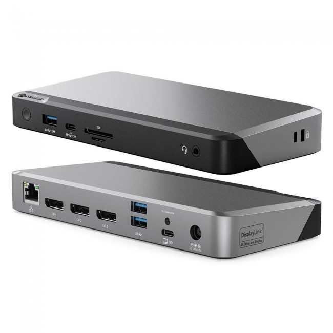 ALOGIC DX3 Triple 4K Display Universal Docking Station with 100W Power Delivery ALOGIC DX3 Triple 4K Display Universal Docking Station with 100W Power Delivery