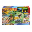 Hot Wheels Monster Trucks Sharks vs. Dinos Dragon Destruction Playset & 2 Toy Trucks Hot Wheels Monster Trucks Sharks vs. Dinos Dragon Destruction Playset & 2 Toy Trucks