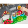 Fisher-Price Little People Friendly Horses Stable Toddler Playset with Sounds, 6 Play Pieces