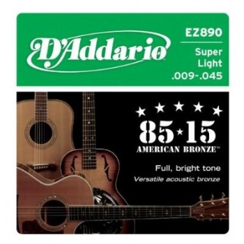 D'Addario EZ890 - acoustic guitar strings (09-45)