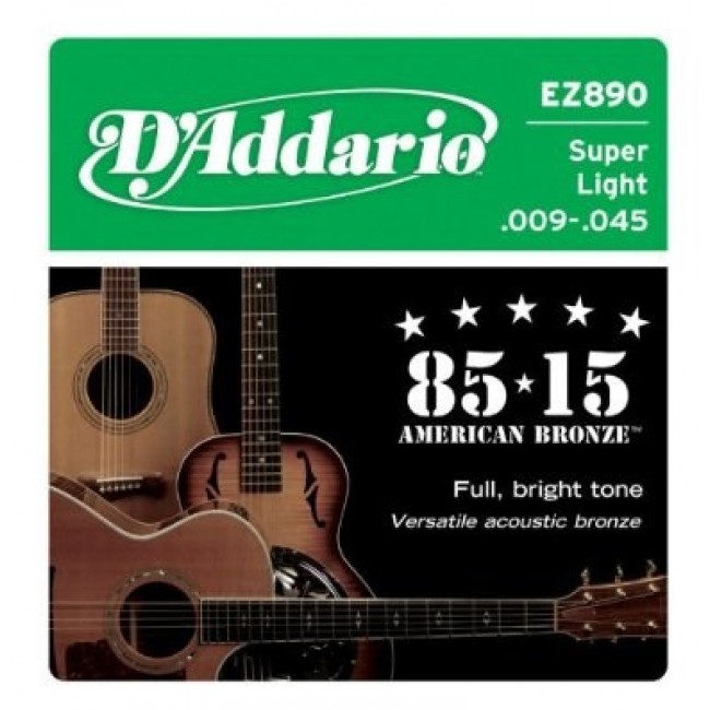 D'Addario EZ890 - acoustic guitar strings (09-45)