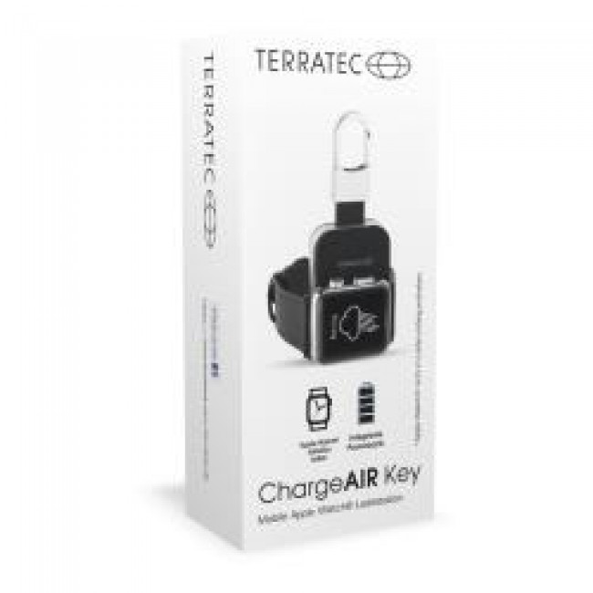 Terratec Charge AIR Key 950 mAh Wireless charging Black, Silver