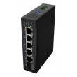 Lanberg ILFE-4P-1GE-1S-90 network switch Unmanaged Fast Ethernet (10/100) Power over Ethernet (PoE) 1U Black