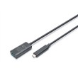 Active USB 3.2 Gen2 Extension, USB-C to USB-A, 5m