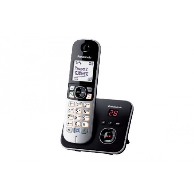 Panasonic KX-TG6821 DECT telephone Caller ID Black, Silver Panasonic KX-TG6821 DECT telephone Caller ID Black, Silver