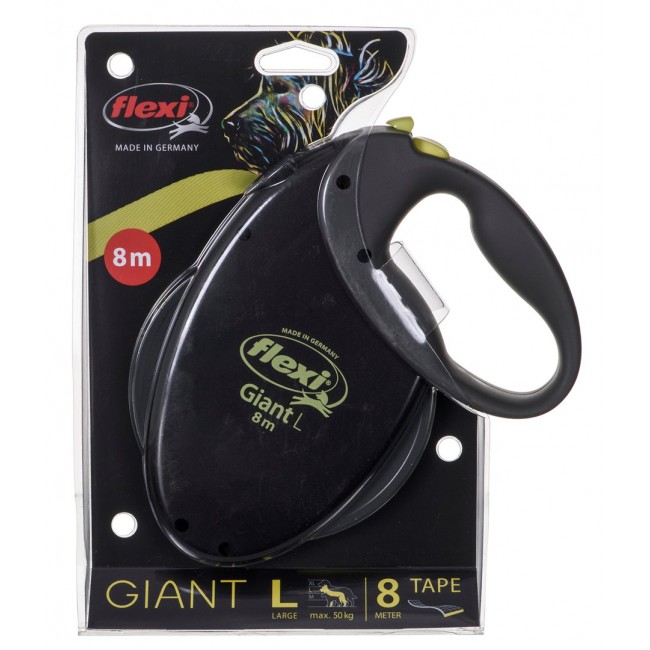 TRIXIE NEON GIANT L 8 m Black, Yellow Dog Retractable lead