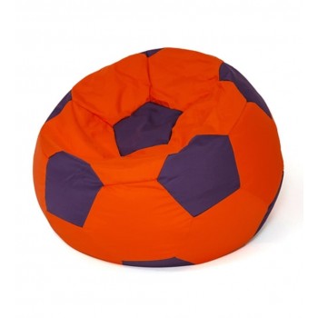 Soccer Sako bag pouffe red-purple L 80 cm