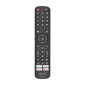 SAVIO RC-14 Universal remote control/replacement for HISENSE, SMART TV