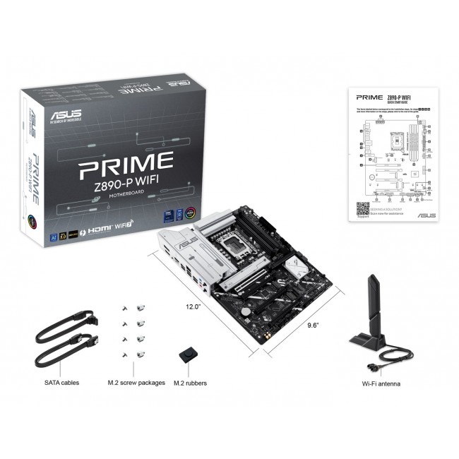 ASUS PRIME Z890-P WIFI Intel Z890 LGA 1851 (Socket V1) ATX ASUS PRIME Z890-P WIFI Intel Z890 LGA 1851 (Socket V1) ATX