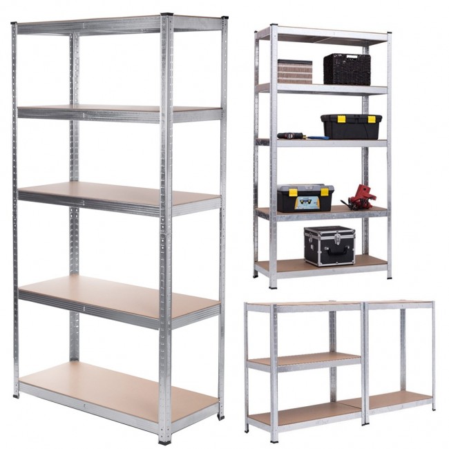GREENBLUE GALVANIZED METAL STORAGE RACK GB378 GREENBLUE GALVANIZED METAL STORAGE RACK GB378