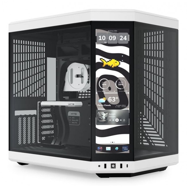 HYTE Y70 Touch Infinite Midi Tower Black, White HYTE Y70 Touch Infinite Midi Tower Black, White