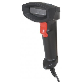 Manhattan Linear CCD Handheld Barcode Scanner, USB, 500mm Scan Depth, IP54 rating, Cable length 1.5m, Max Ambient Light 100,000 lux (sunlight), Black, Three Year Warranty