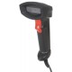Manhattan Linear CCD Handheld Barcode Scanner, USB, 500mm Scan Depth, IP54 rating, Cable length 1.5m, Max Ambient Light 100,000 lux (sunlight), Black, Three Year Warranty