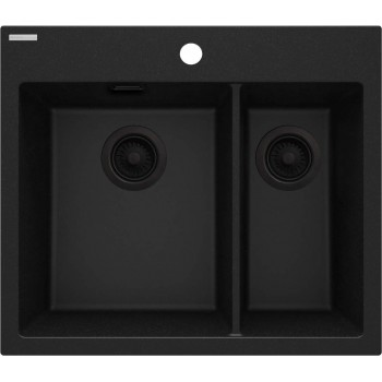 1.5-bowl granite sink