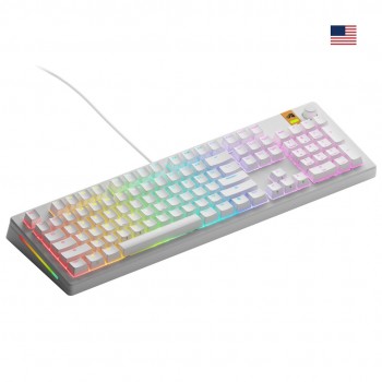 Glorious Gaming GMMK 3 HE 100% Prebuilt Wired White - US