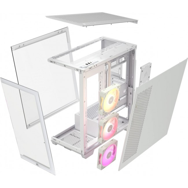Corsair iCUE LINK 3500X RGB Midi Tower White Corsair iCUE LINK 3500X RGB Midi Tower White