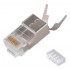 Equip Cat 8.1 RJ45 Shielded Plug, 50pcs/Set