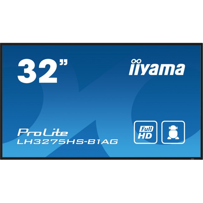 iiyama LH3275HS-B1AG Signage Display Digital signage flat panel 80 cm (31.5 iiyama LH3275HS-B1AG Signage Display Digital signage flat panel 80 cm (31.5