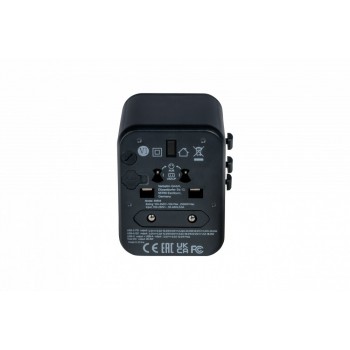 Verbatim 49544 power plug adapter Universal Black