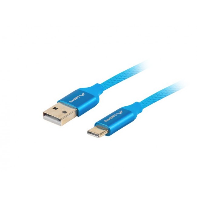 Lanberg CA-USBO-22CU-0010-BL USB cable 1 m USB 2.0 USB C USB A Blue