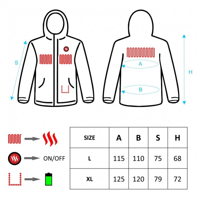 Glovii GTMGXL coat/jacket Glovii GTMGXL coat/jacket