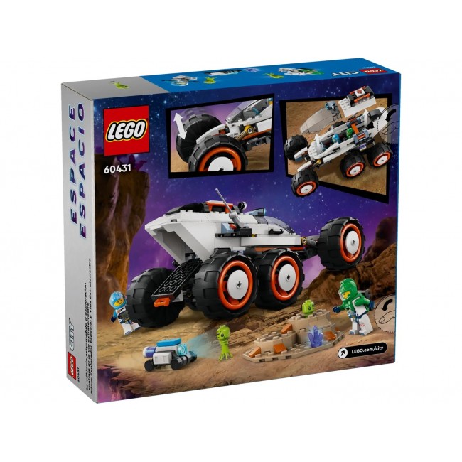 LEGO CITY 60431 SPACE EXPLORER ROVER AND ALIEN LIFE