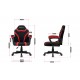 Gaming chair for children Huzaro Ranger 1.0 Red Mesh, black, red Gaming chair for children Huzaro Ranger 1.0 Red Mesh, black, red