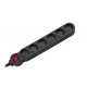Maclean MCE225 power extension 1.5 m 6 AC outlet(s) Indoor Black Maclean MCE225 power extension 1.5 m 6 AC outlet(s) Indoor Black