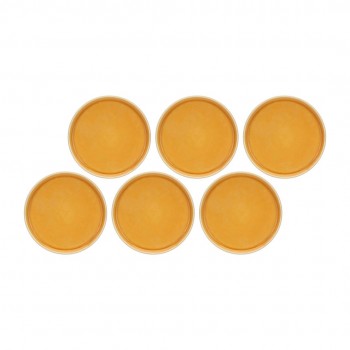 Arpeggio Set 6 salad plates 21 cm, orange
