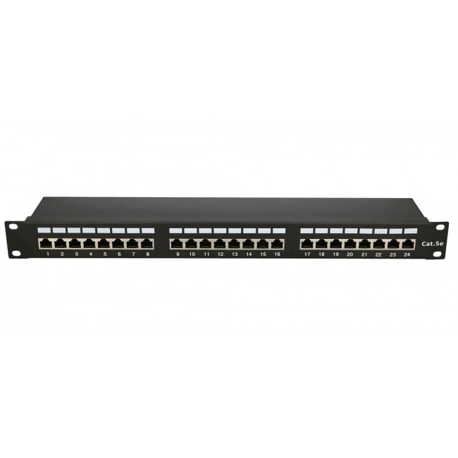 Extralink Patchpanel CAT5E STP V2 24 port Extralink Patchpanel CAT5E STP V2 24 port