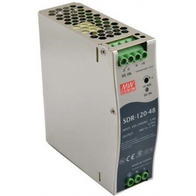 Pulsar SDR-120-48 DIN Rail Switching Power Supply Pulsar SDR-120-48 DIN Rail Switching Power Supply