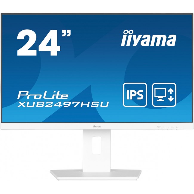iiyama ProLite 24 IPS technology panel with height adjustable stand and 100Hz refresh rate
