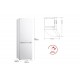 LG NatureFRESH GBV21L0ESW Fridge Freezer - White - E Rated