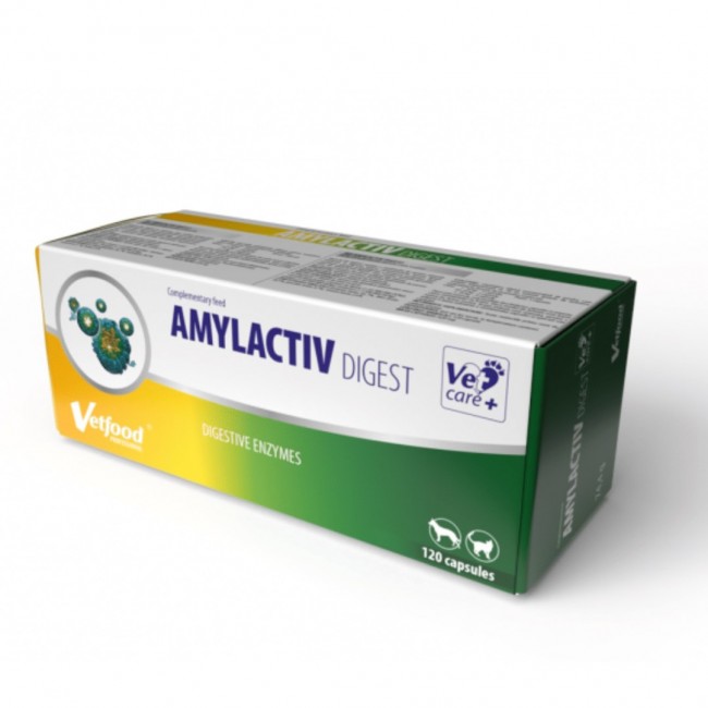 VETFOOD Amylactiv Digest - supplements for dogs and cats - 120 pcs