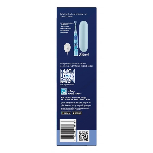 Oral-B iO Kids Stitch Child Rotating toothbrush Blue