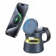 4smarts 541327 mobile device charger Headphones, Smartphone, Smartwatch Grey USB Wireless charging Indoor